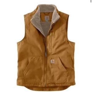 Carhartt Men’s relaxed fit mock neck vest.